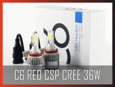 C6 RED CSP CREE 36W 3800LM